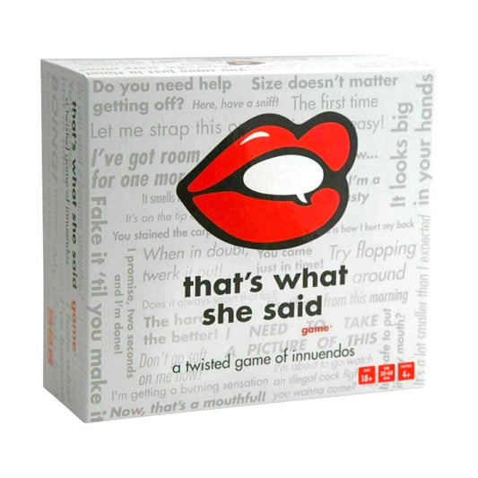 That's What She Said Card Game - Homeware Hobbies