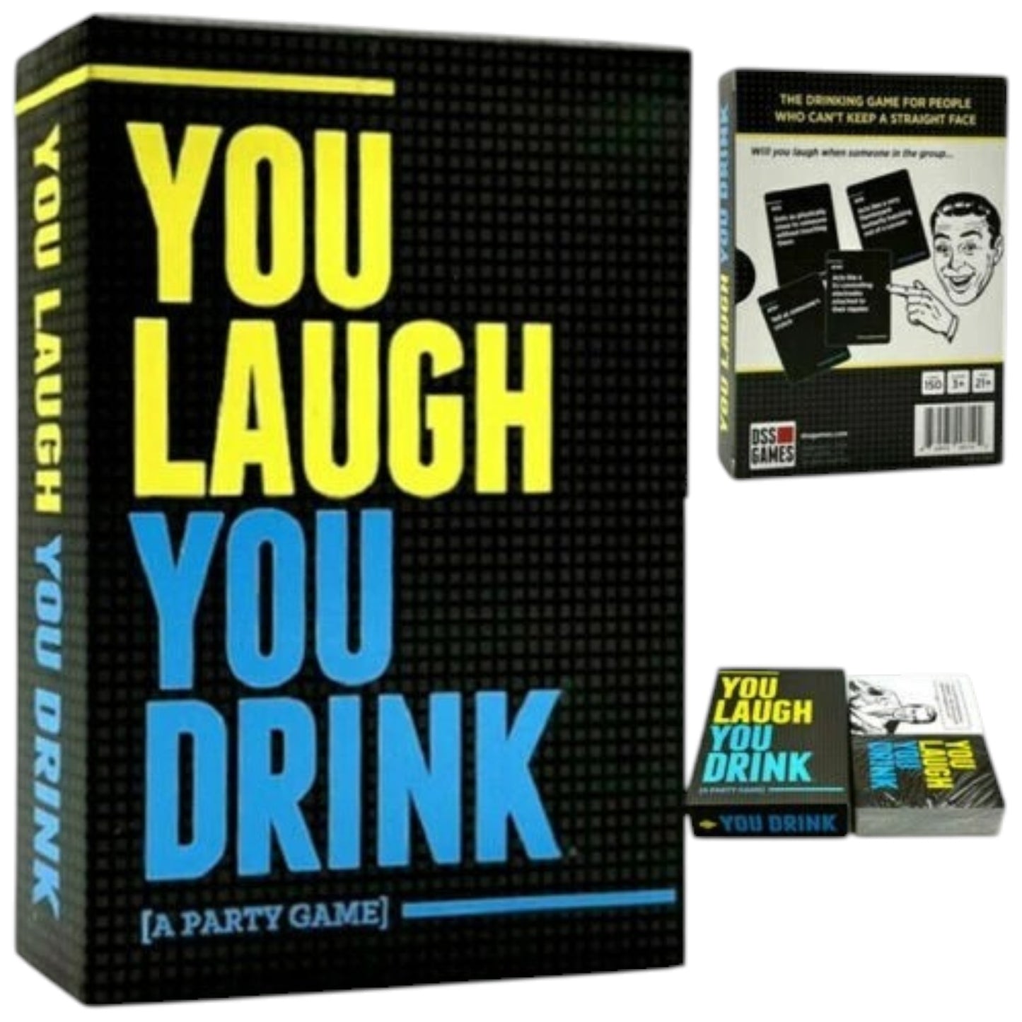 Board Game Card Game Party Drinking Game You Laugh You Drink Game Challenge Cards Party Games - My Store