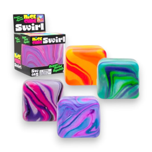Nice Cube Squishy Swirl Sensory Squeeze Toy Stress Ball - My Store