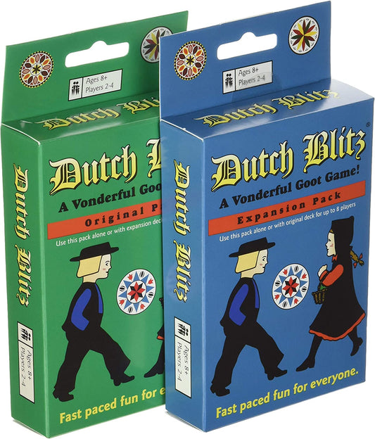 Dutch Blitz Original Pack and Expansion Pack Set Card Game Great Family Party