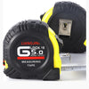 Tape Measure 5m/16ft Measuring Tape Measure Steel Ruler Rule Lock Rubber Grip Metric & Inch Triple Lock Mechanism