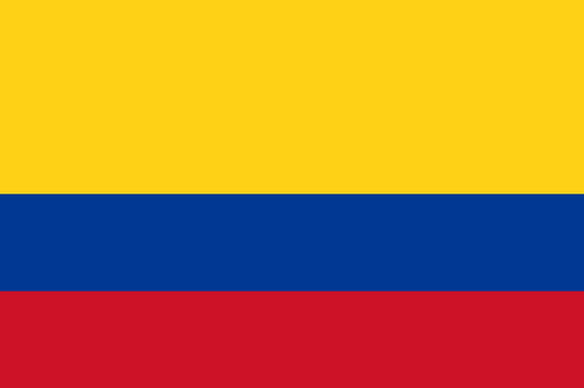 Large Colombian Flag 90cm x 150cm - 3ft x 5ft
