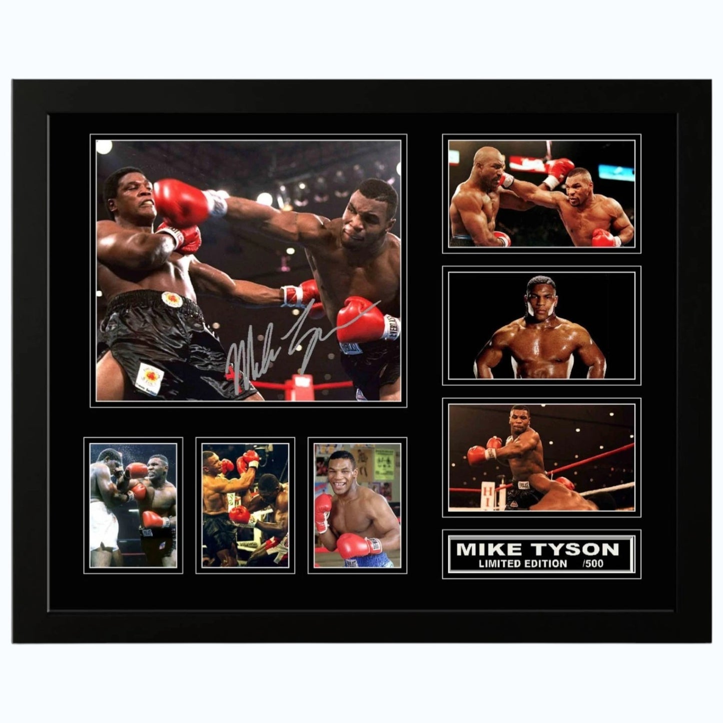 Mike Tyson Signed Limited Photo Memorabilia Frame - My Store