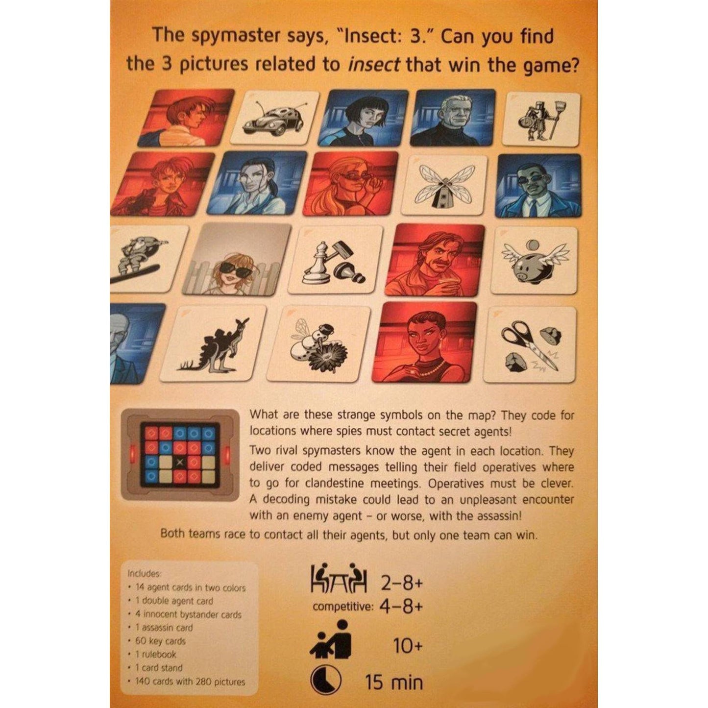 Codenames Card Game Pictures Family Game - Homeware Hobbies