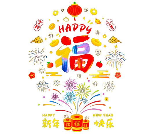Chinese New Year Static Sticker Decor - 'Lucky Bag 福袋‘ 45x60cm - My Store