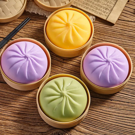 Steamed Bun Soft Fidget Pop Toy Sensory Simulation Autistic Toy Colour - My Store