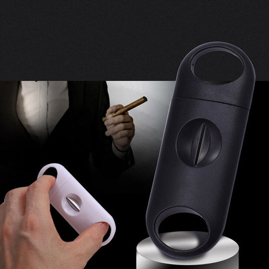 V-Cut Cigar Cutter Stainless Steel Blade Knife Scissor Shear Tobacco Smoke Tool - Homeware Discounts