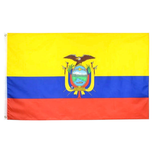 2-PACK Large Ecuador Flag Heavy Duty Outdoor La Tricolor Ecuadorian 90 X 150 CM - 3ft x 5ft - My Store
