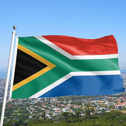 2-PACK Large South Africa Flag Heavy Duty Outdoor 90 X 150 CM - 3ft x 5ft - My Store