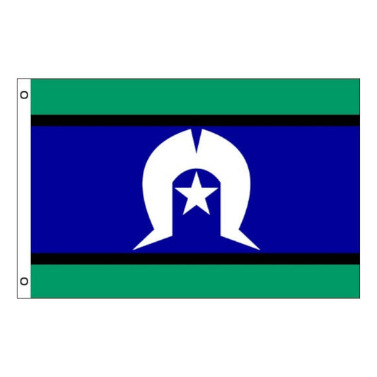 2-PACK Large Torres Strait Islander Flag Heavy Duty Outdoor TSI 90 X 150 CM - 3ft x 5ft - My Store