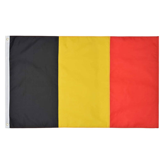 Large Belgium Belgian Flag Heavy Duty Outdoor 90 X 150 CM - 3ft x 5ft - Homeware Discounts