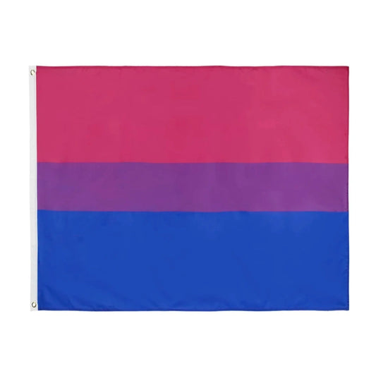 Large Bisexual Flag Heavy Duty Outdoor 90 X 150 CM - 3ft x 5ft - Homeware Discounts