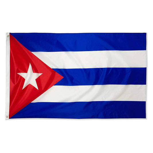 Large Cuba Cuban Flag Heavy Duty Outdoor 90 X 150 CM - 3ft x 5ft - Homeware Discounts