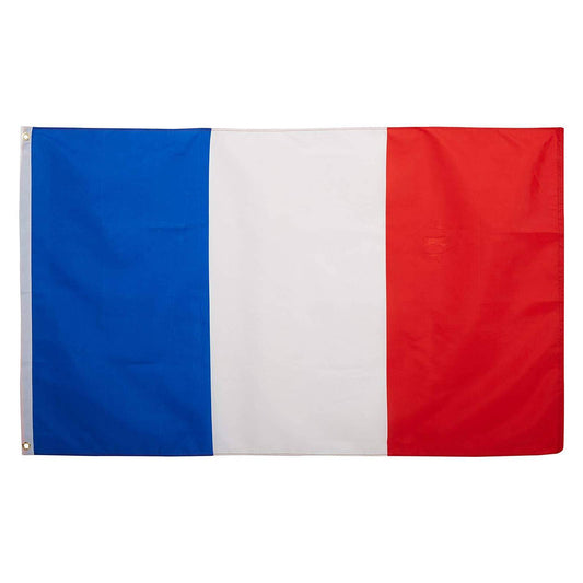 2-PACK Large French France Flag Heavy Duty Outdoor 90 X 150 CM - 3ft x 5ft - Homeware Discounts