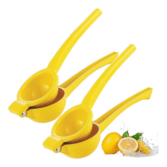2-Pack Premium Quality Metal Lemon Squeezer Handheld Juicer Presser Citrus Juice Lime - My Store