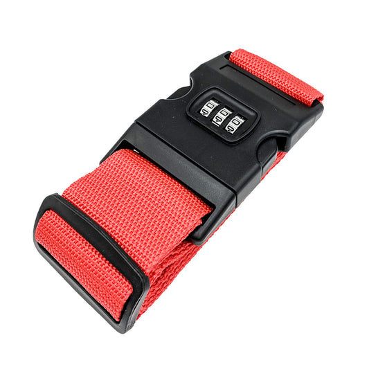 Password Number Digit Luggage Strap Travel Suitcase Secure Lock Safe Nylon Packing Belt Buckle Safe Nylon Packing Belt Adjustable Nylon Packing Belt Durable Suitcase Security - Homeware Discounts