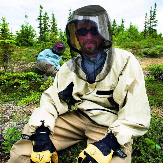 Mosquito Fly Head Net Headnet Camping Hiking Gardening Fruit Farm Job Camp - Homeware Discounts