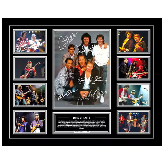 Dire Straits Money for Nothing Signed Limited Photo Memorabilia Frame - My Store