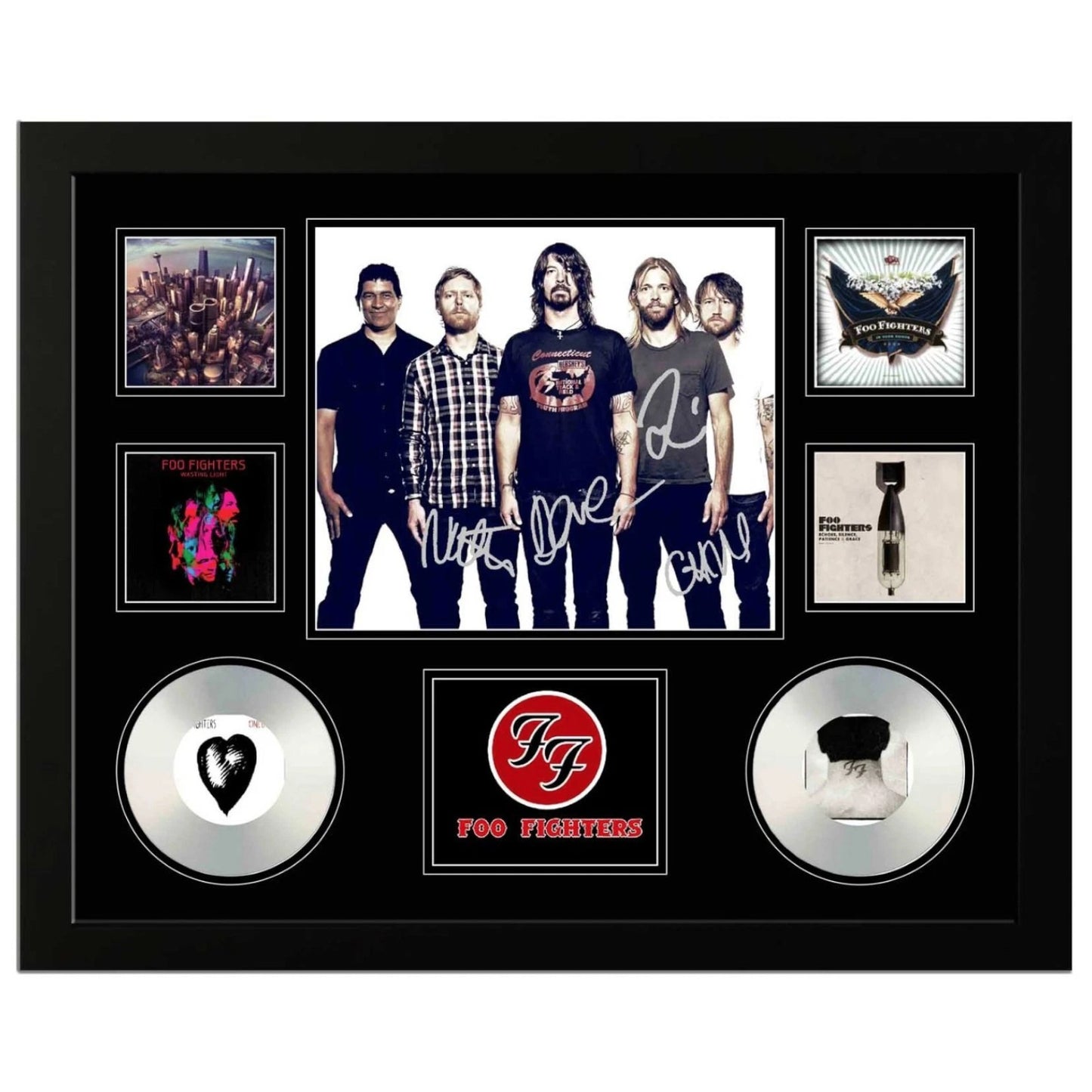 Foo Fighters Signed Limited Photo Memorabilia Frame - My Store