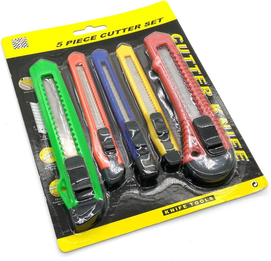 10-Pack Heavy Duty Box Cutter Utility Knife Construction Knife Exacto Knife - My Store