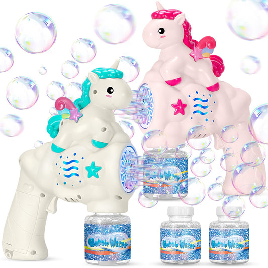 24cm Bubble Gun Bubble Maker Blower Blaster Bubble Machine Unicorn Bubble Machine - My Store