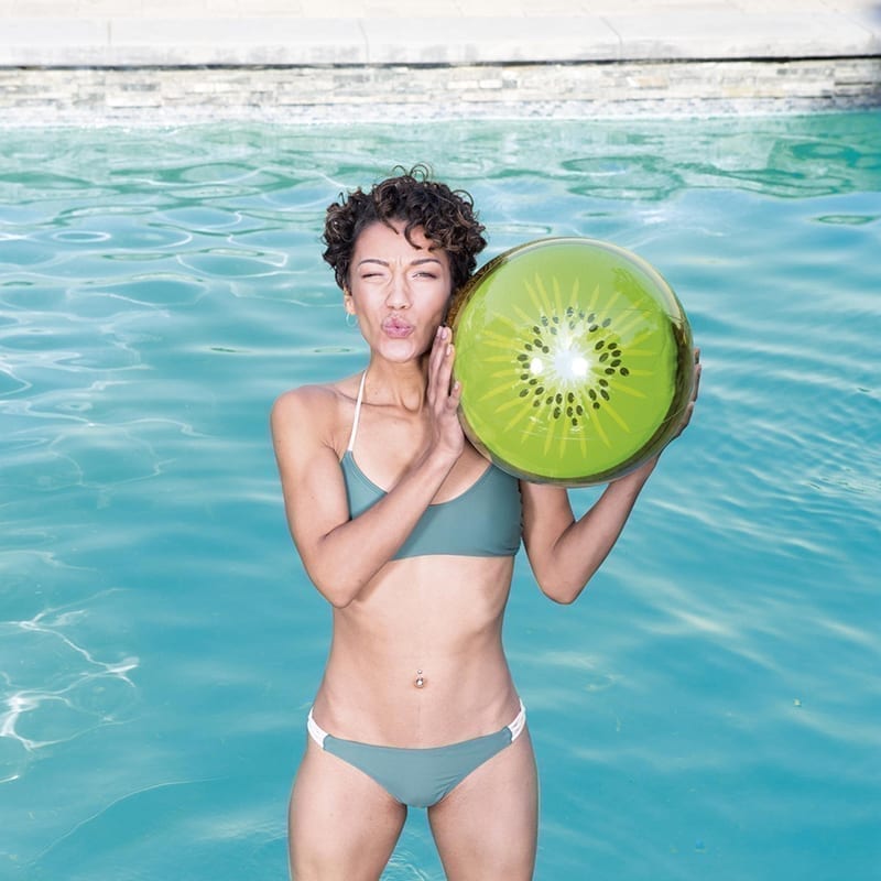 18″/46cm Fruit Beach Ball Balls Inflatable Swim toy Portable Lightweight Easy Inflate - Homeware Discounts