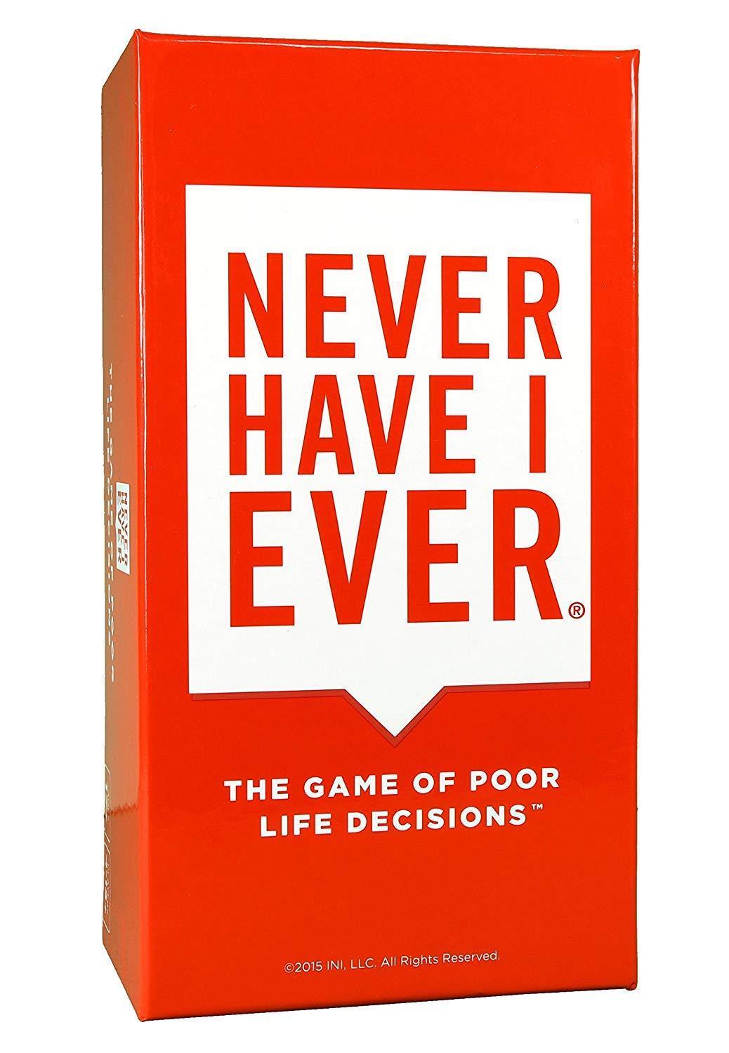 Never Have I Ever Best Card Game Party Card Games - Homeware Discounts