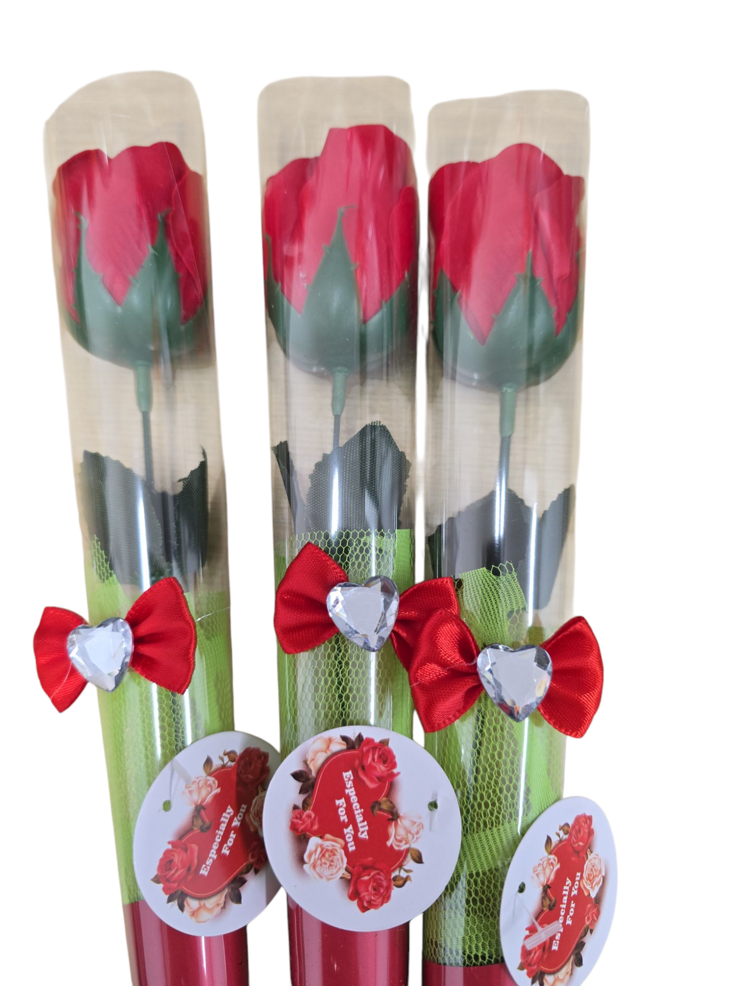 3pcs 45cm Rose Artificial Flowers Fake Bouquet Buch Home Moms Wedding Party Decor - My Store
