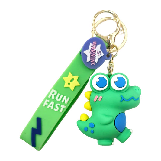 Green Dinosaur Kids Key Chain Keyring - Homeware Discounts