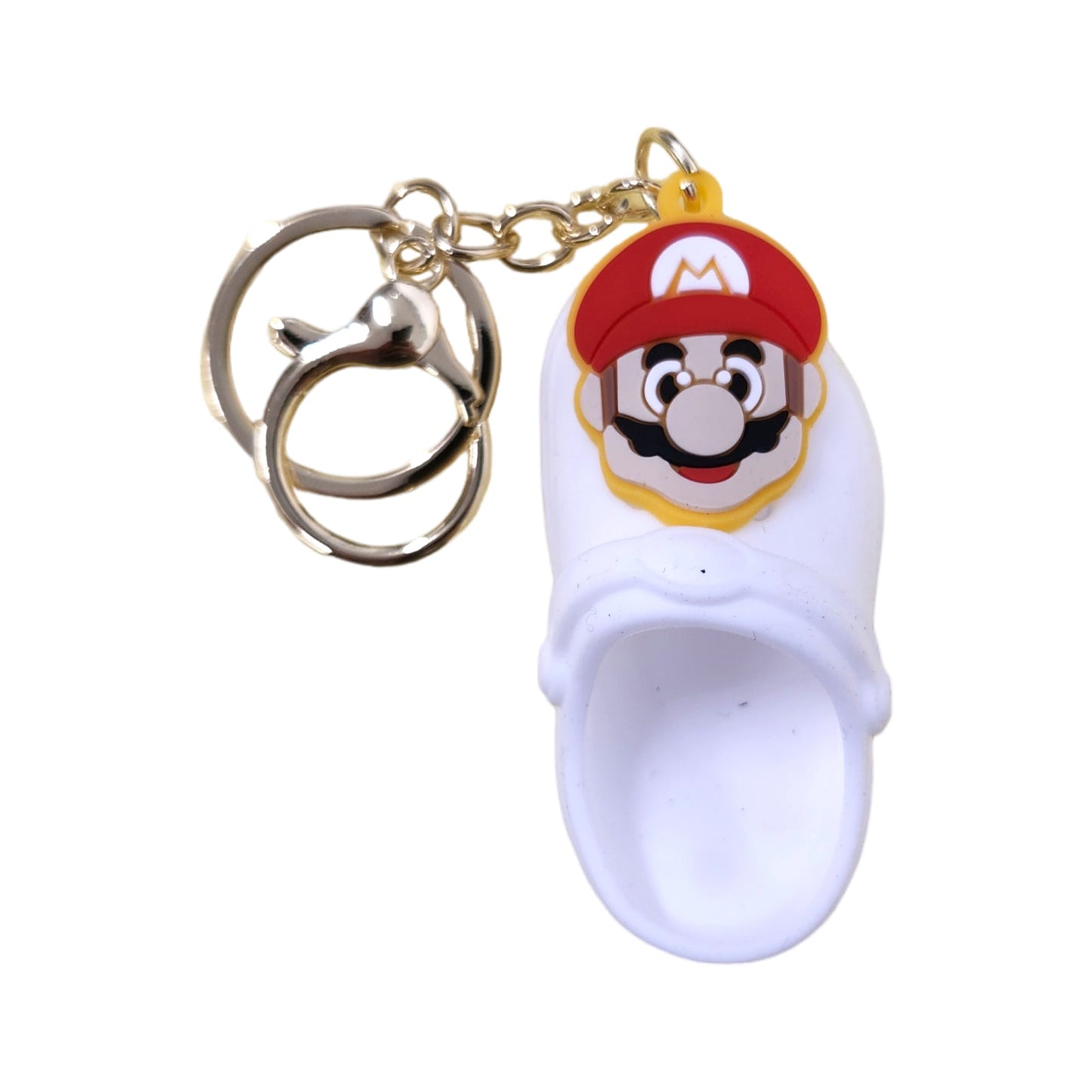 Mario White Shoe Kids Key Chain Keyring - Homeware Discounts