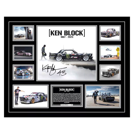 Ken Block Tribute Signed Limited Photo Memorabilia Frame - My Store