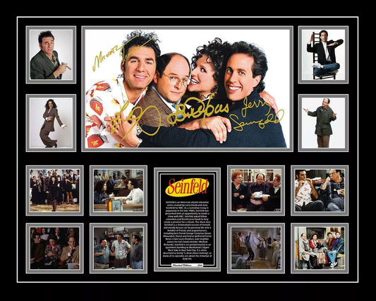 SEINFELD Signed Limited Edition Photo Memorabilia Wooden Frame - My Store