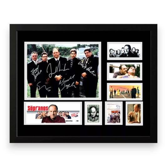 THE SOPRANOS Signed Limited Edition Photo Memorabilia Wooden Frame - My Store