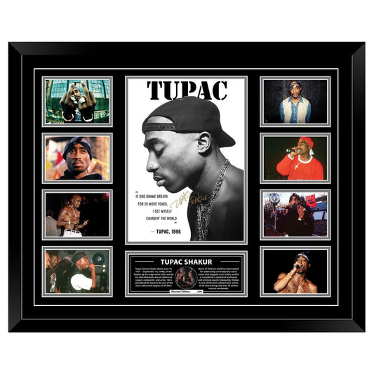 TUPAC SHAKUR 2PAC ALL EYEZ ON ME Signed Limited Photo Memorabilia Frame - Homeware Discounts