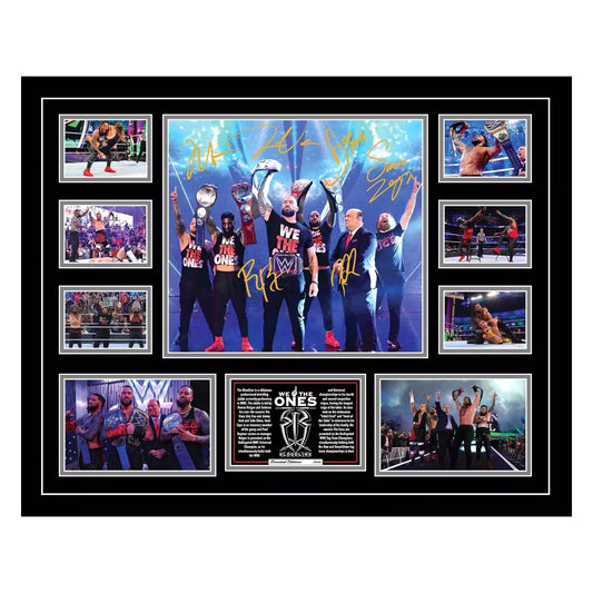 WWE The Bloodline Roman Reigns Uso Signed Limited Photo Memorabilia Frame - My Store