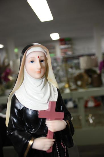 Religious suggestions Resin Statue of Saint Rita Cascia 12" Nativity Figure Christmas Decoration 30.5cm - My Store