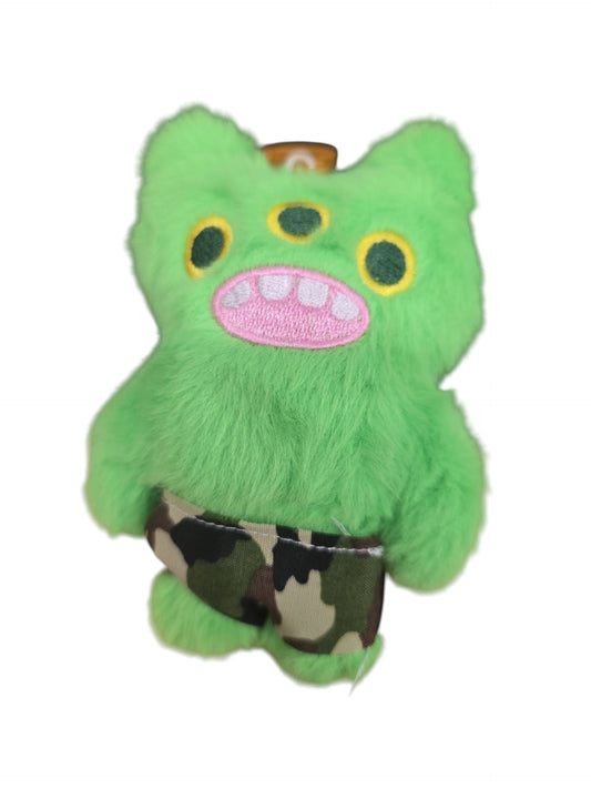 12cm Fuggler Funny Ugly Monster Keyrings Plush Reek-O V3 Stuffed Doll Toys Pendant - My Store