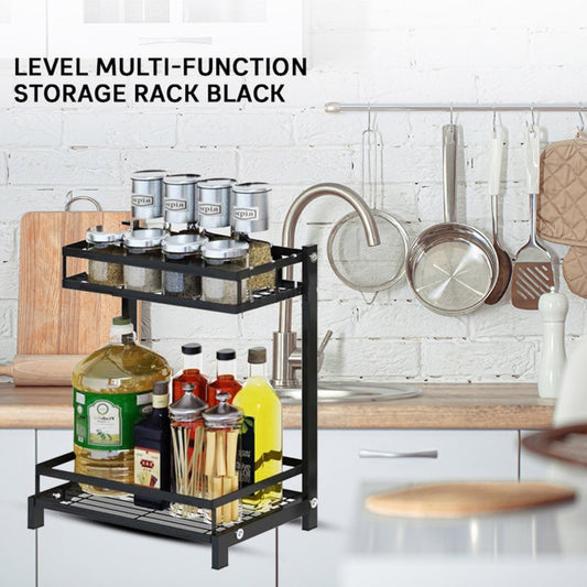 2/3 Level Spice Rack Kitchen Condiment Racks Organiser - Homeware Discounts