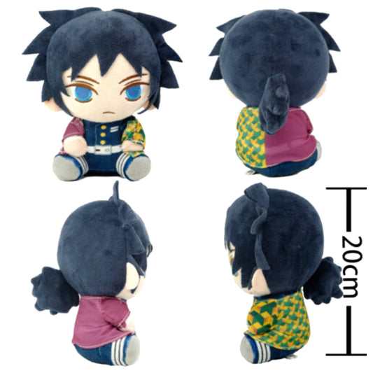 20cm Demon Slayer Anime Plush Soft Toy Nezuko Tanjiro Giyu Zenitsu Inosuke - Homeware Discounts