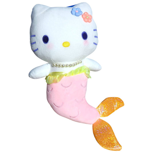 25cm Hello Kitty Mermaid Plush Soft Toy - Homeware Discounts