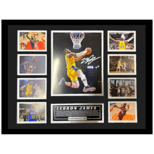 LeBron James LBJ Limited Edition Photo Memorabilia Wooden Frame