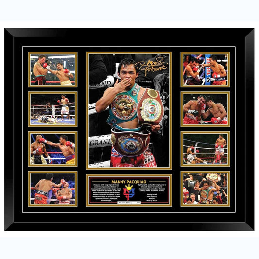 Manny Pacquiao Signed Limited Photo Memorabilia Frame - My Store