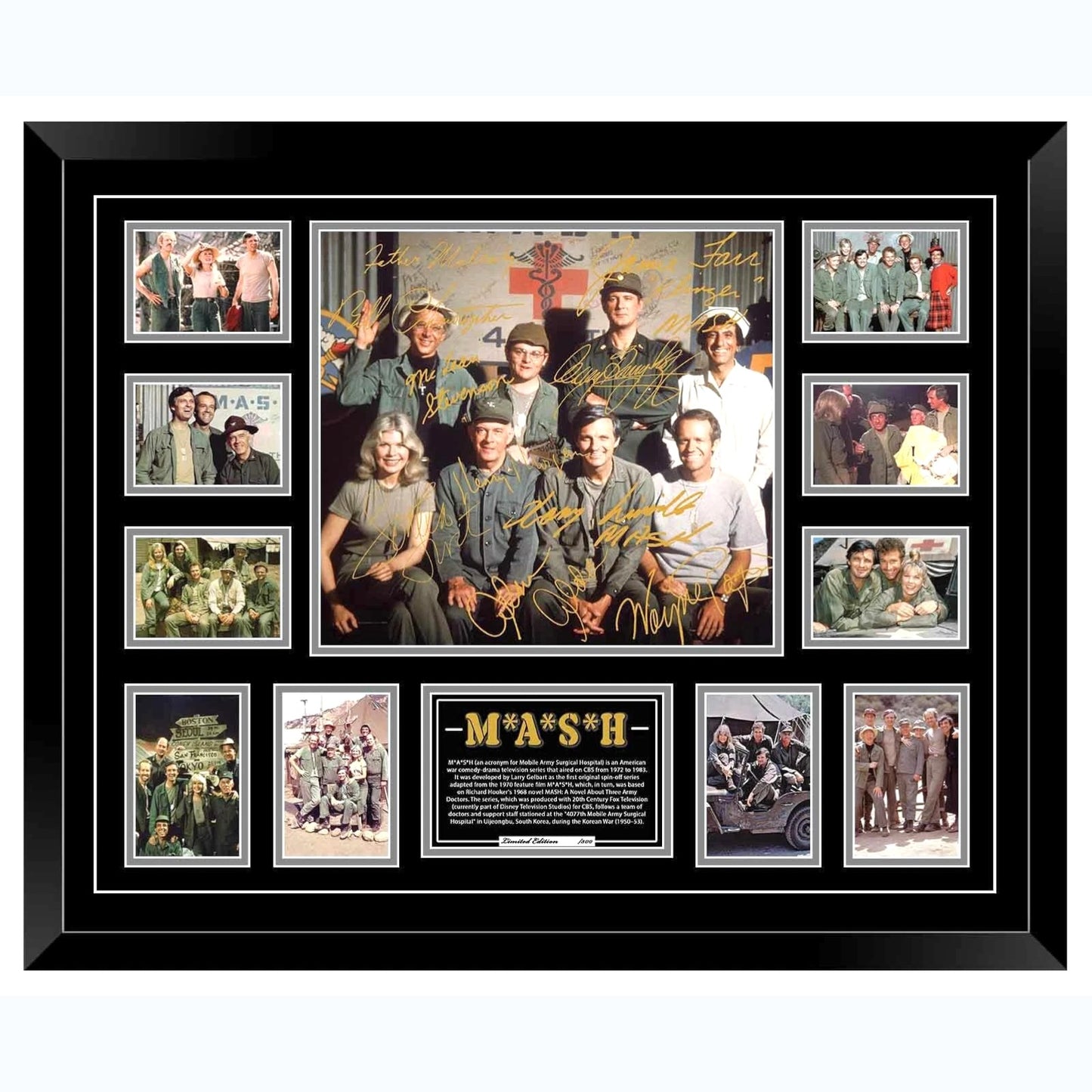 Mash TV Series Alan Alda Loretta Swit Signed Limited Photo Memorabilia Frame - My Store