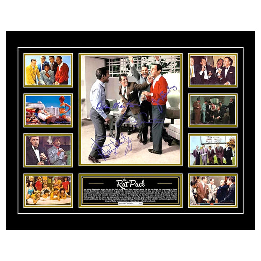 THE RAT PACK FRANK SINATRA DEAN MARTIN Signed Limited Photo Memorabilia Frame - My Store