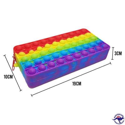 Pop Bubble Toy Fidget Pencil Case Bag Sensory Toy ADHD Educational - Homeware Discounts