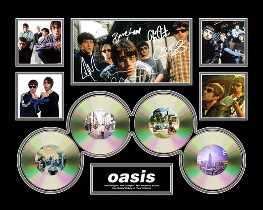 OASIS LIAM NOEL GALLAGHER SIGNED25 World Tour AustraliaLimited Photo Memorabilia Frame - My Store