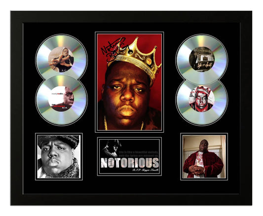 THE NOTORIOUS BIG BIGGIE SMALLS Signed Limited Photo Memorabilia Frame