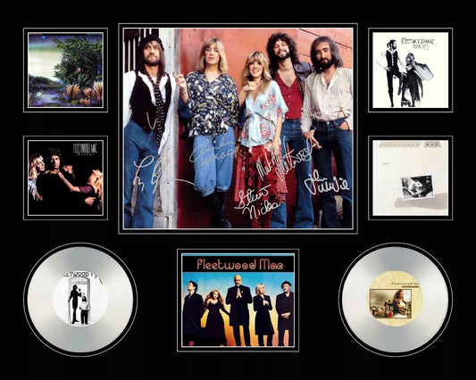 FLEETWOOD MAC Signed Limited Photo Memorabilia Frame