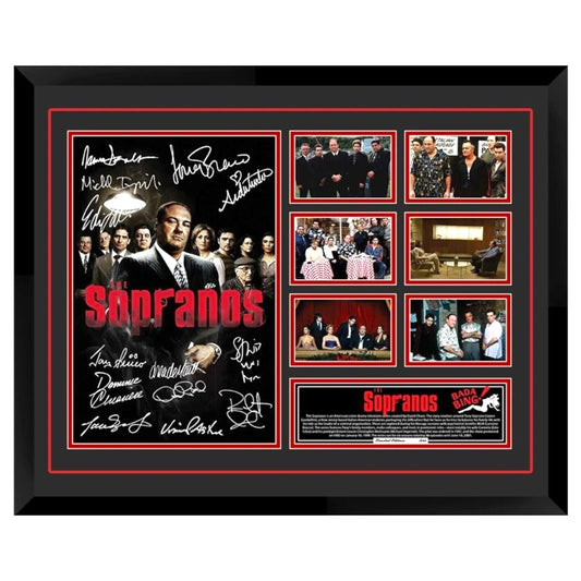 The Sopranos James Gandolfini "Bada Bing" Signed Limited Photo Memorabilia Frame - My Store
