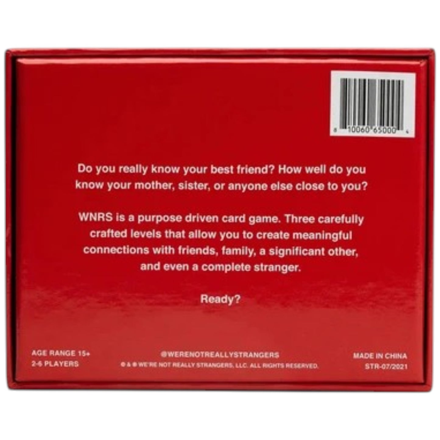 We're Not Really Strangers Card Game - Homeware Hobbies